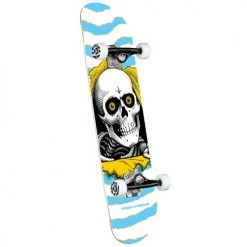 Powell Peralta Ripper One Off Skateboard Complete - 7.5" Light Blue Complete Cruisers