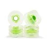 Shark Wheels DNA 72mm 78a - Clear/Neon Green Hubs (Set Of 4)