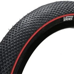 Cult BMX X Vans Tire 26" - Black/Red Stripe