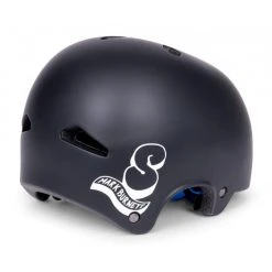 Shadow Conspiracy TSC BMX FeatherWeight In-Mold Helmet Burnett Signature - Matte Black (SM/MD) PROTECTIVE GEARS