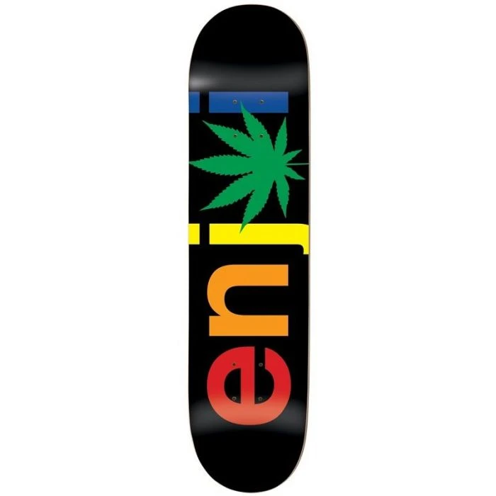 Enjoi Chronic Logo R7 Skateboard Deck - 8.125" Black 3 Enjoi Chronic Logo R7 Skateboard Deck - 8.125" Black