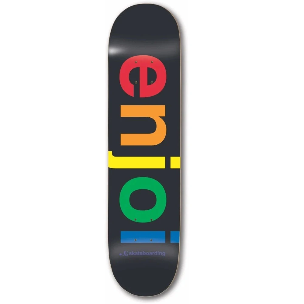 Enjoi Spectrum R7 Skateboard Deck - 8.25" Black Decks Enjoi Spectrum R7 Skateboard Deck - 8.25" Black Decks