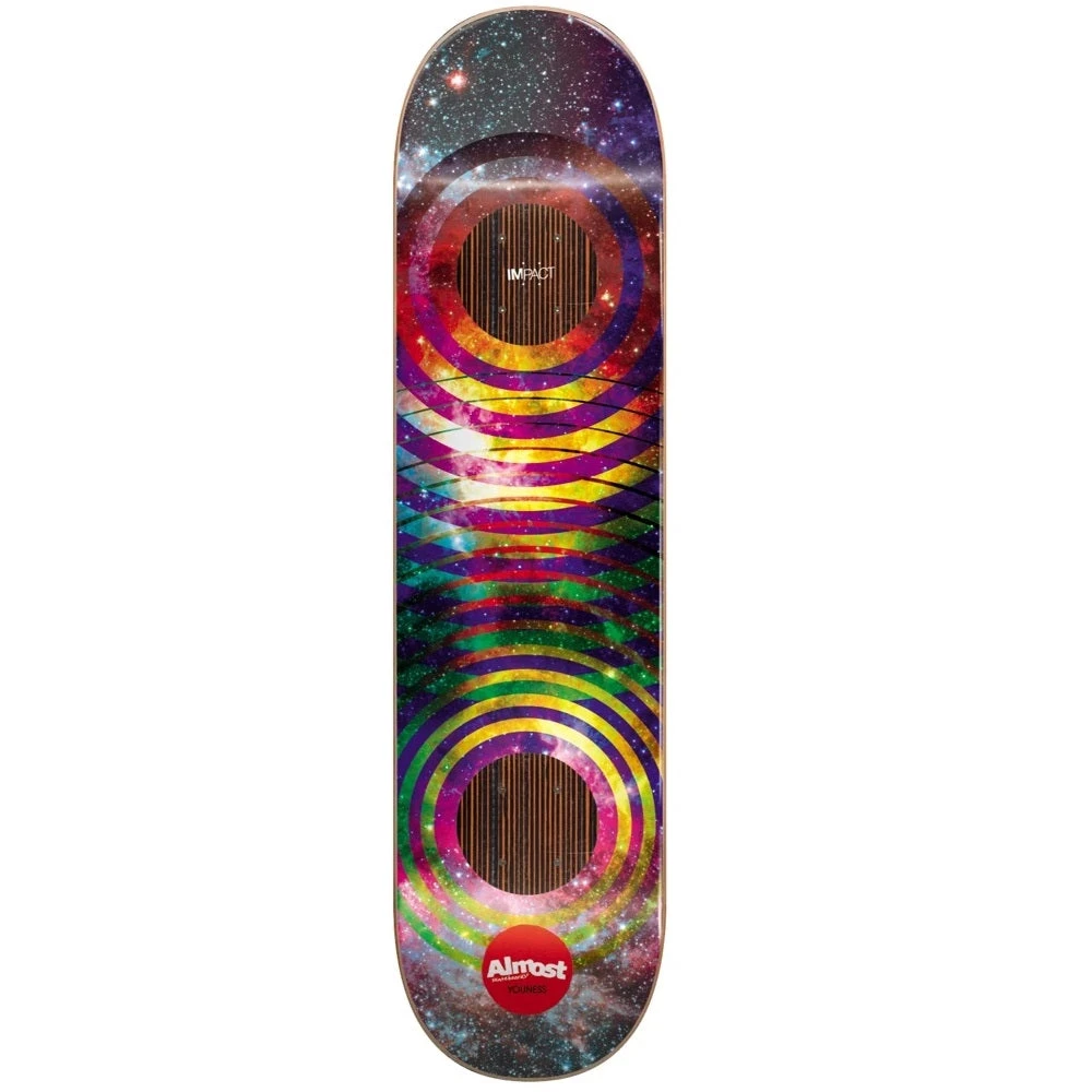 Almost Youness Space Rings Impact Skateboard Deck - 8.375" Almost Youness Space Rings Impact Skateboard Deck - 8.375"