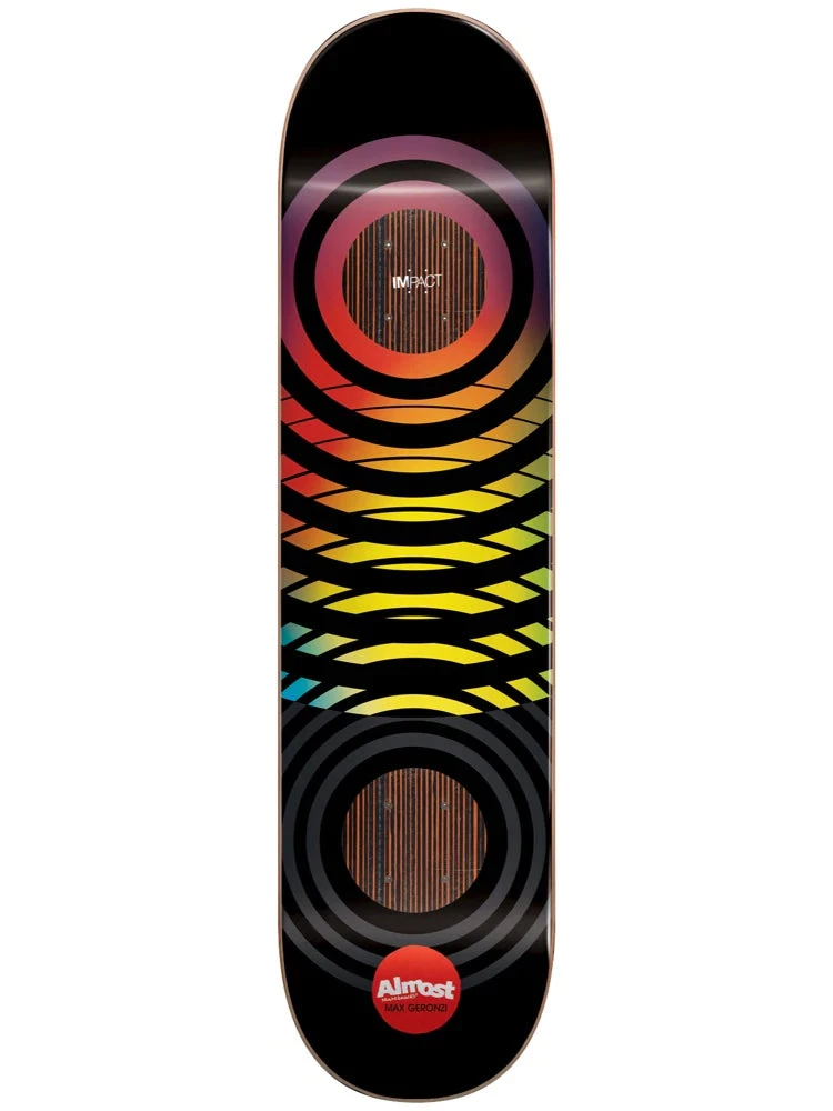 Decks Almost Max Black Blur Impact Skateboard Deck - 8.0" 3 Decks Almost Max Black Blur Impact Skateboard Deck - 8.0"