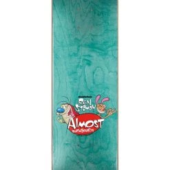 Decks Almost Max Ren & Stimpy Road Rage R7 Skateboard Deck - 8.5" 5 Decks Almost Max Ren & Stimpy Road Rage R7 Skateboard Deck - 8.5