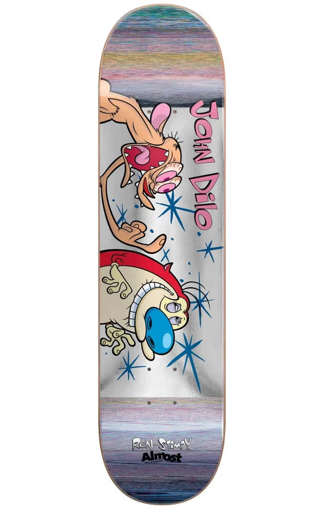 Almost Dilo Ren & Stimpy Fingered R7 Skateboard Deck - 8.375" Decks 3 Almost Dilo Ren & Stimpy Fingered R7 Skateboard Deck - 8.375" Decks