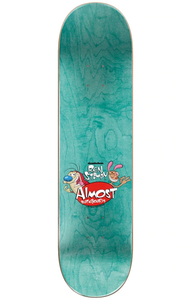 Almost Dilo Ren & Stimpy Fingered R7 Skateboard Deck - 8.375" Decks 4 Almost Dilo Ren & Stimpy Fingered R7 Skateboard Deck - 8.375" Decks