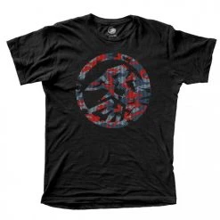 MEN Shadow Conspiracy BMX Crow Camo T-Shirt - Black