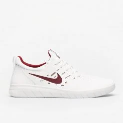 Nike Shoes SB Nyjah Free - Summit White/Team Crimson MEN
