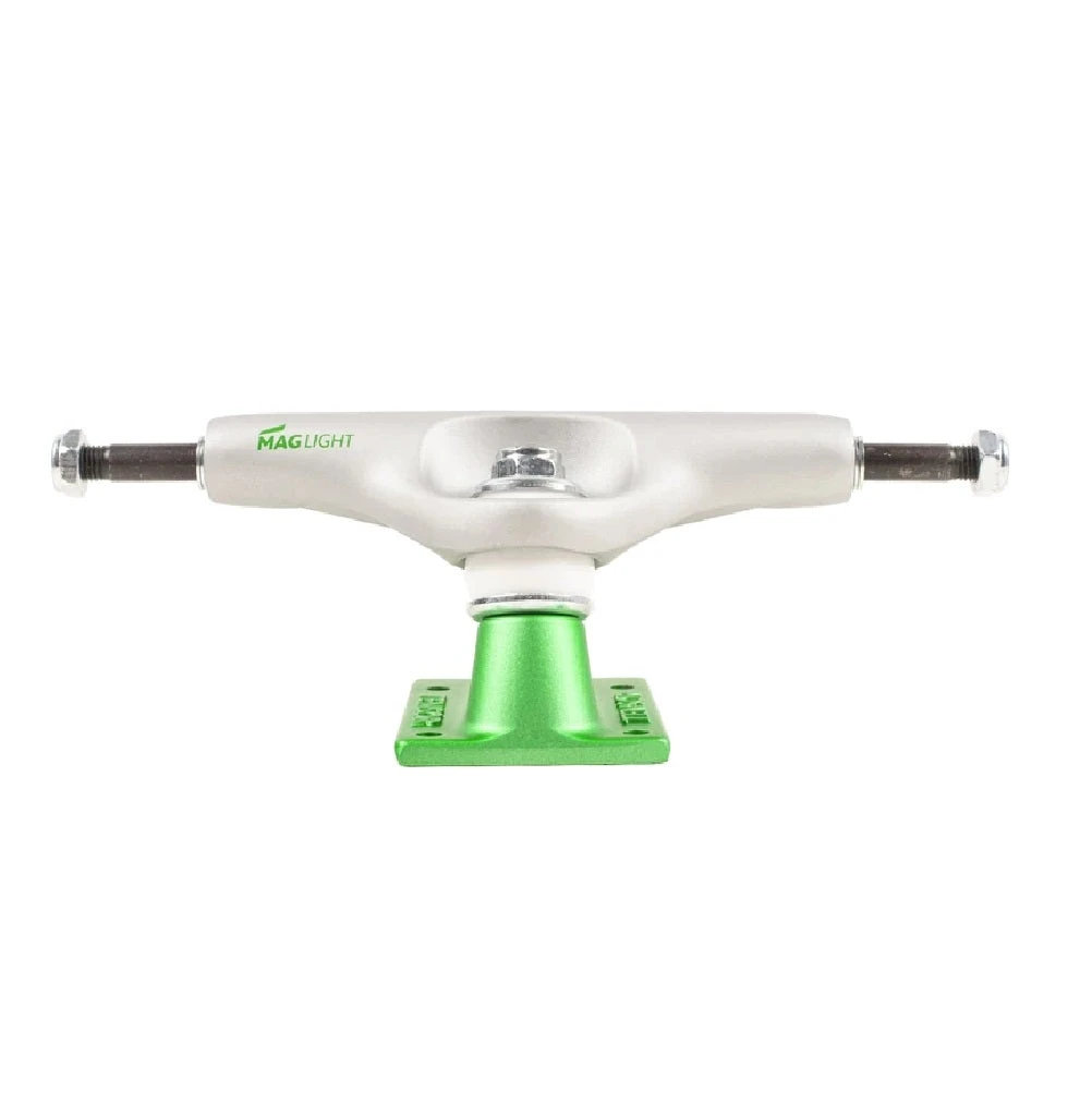 Tensor Trucks Mag Light 5.25" - Silver/Green (Set Of 2) 3 Tensor Trucks Mag Light 5.25" - Silver/Green (Set Of 2)