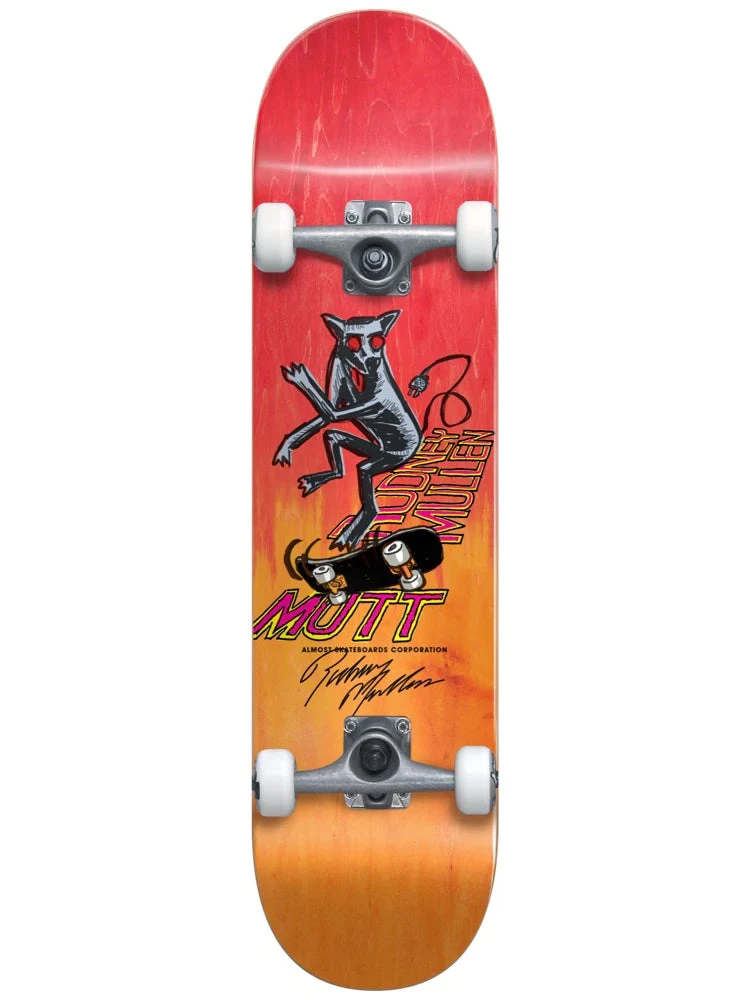 Almost Mini Mutt Yth Premium Complete Skateboard - 7.375" Multi 3 Almost Mini Mutt Yth Premium Complete Skateboard - 7.375" Multi