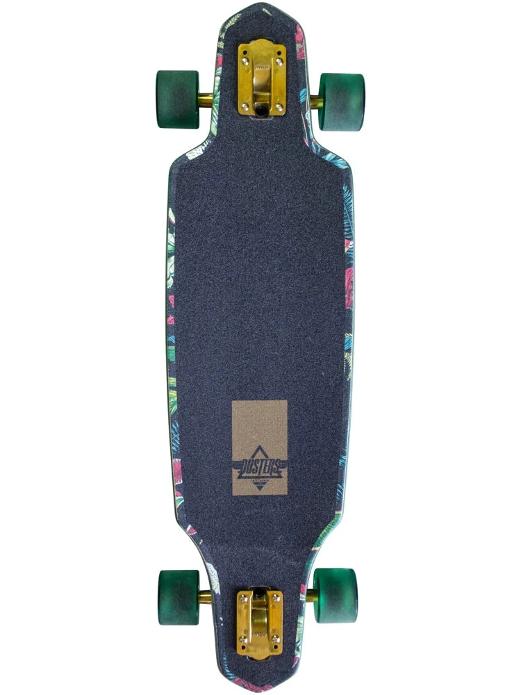 LONGBOARDS Dusters Predator Drop Through Complete Longboard - 34" Green 4 LONGBOARDS Dusters Predator Drop Through Complete Longboard - 34" Green