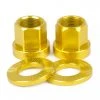 Shadow Conspiracy Featherweight Alloy Axle Nuts 14mm - Gold Tools