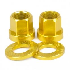 Shadow Conspiracy Featherweight Alloy Axle Nuts 14mm - Gold Tools