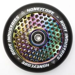 Root Industries 110mm HoneyCore Wheels - Black/Rocket Fuel (Pair)