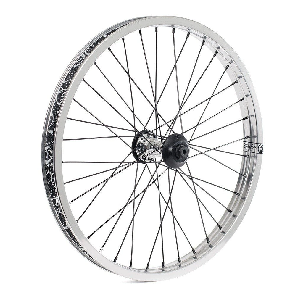 Wheels Shadow Conspiracy BMX Symbol Front Wheel - Raw Polish Wheels Shadow Conspiracy BMX Symbol Front Wheel - Raw Polish
