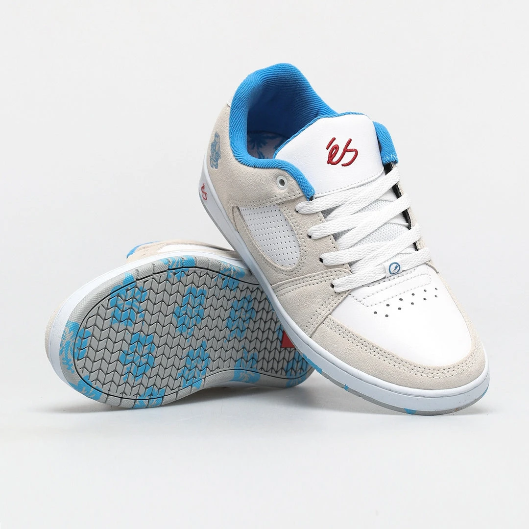 éS Shoes Accel Slim - White/Blue/Red MEN éS Shoes Accel Slim - White/Blue/Red MEN