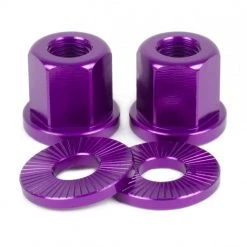 Shadow Conspiracy Featherweight Alloy Axle Nuts 3/8" - Purple