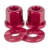 Tools Shadow Conspiracy Featherweight Alloy Axle Nuts 3/8" - Crimson Red