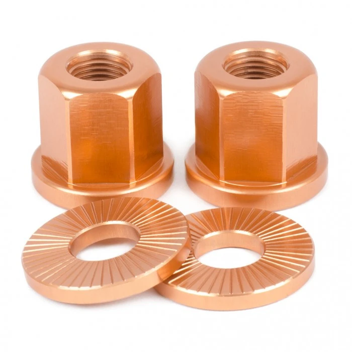 Shadow Conspiracy Featherweight Alloy Axle Nuts 3/8" - Copper Tools 3 Shadow Conspiracy Featherweight Alloy Axle Nuts 3/8" - Copper Tools