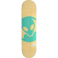 Decks Alien Workshop Dot Wave Skateboard Deck - 8.0" Tan/Teal
