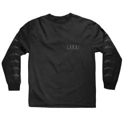 MEN Lakai Flared LS Tee - Black
