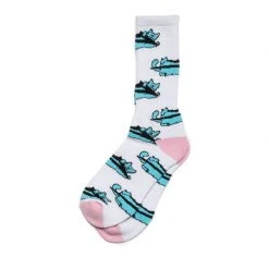 Lakai Leon Repeat Crew Sock - White Socks