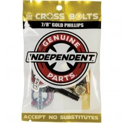 Hardware Independent Cross Bolts 7/8" Phillips - Black/Gold