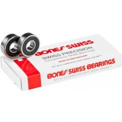 Bones Swiss Skateboard Bearings (Set Of 8)