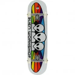 Alien Workshop Spectrum Skateboard Complete 8.0" - White SKATEBOARDS