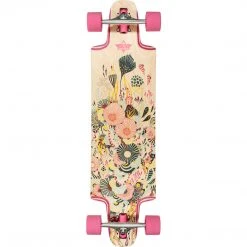 LONGBOARDS Dusters Reef Complete Longboard - 9.5" Natural/Pink