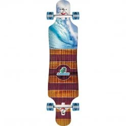 LONGBOARDS Layback Pipe Dreams Bamboo DT Longboard Complete - 9.75"