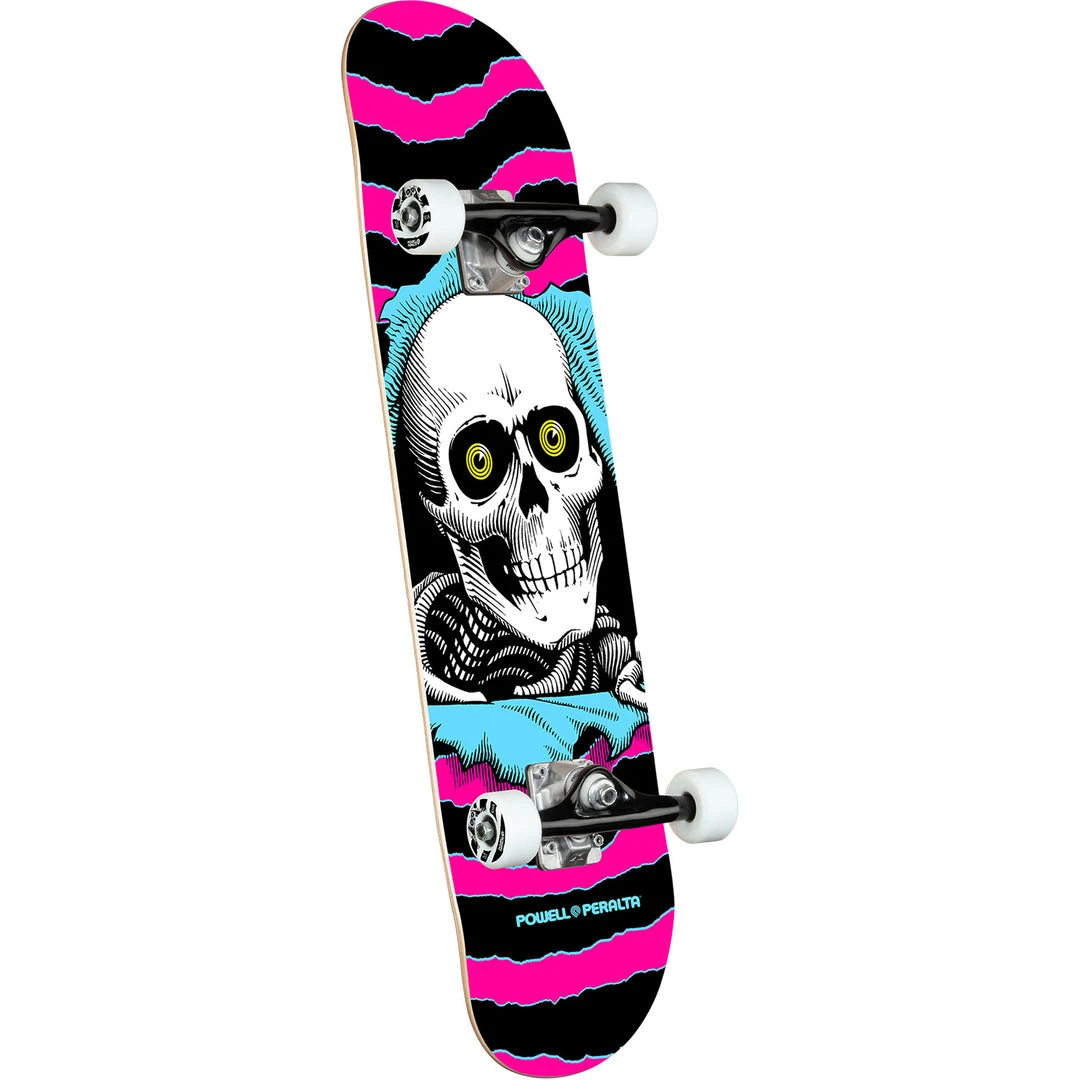 Powell Peralta Ripper One Off Skateboard Complete - 7.75" Pink 3 Powell Peralta Ripper One Off Skateboard Complete - 7.75" Pink