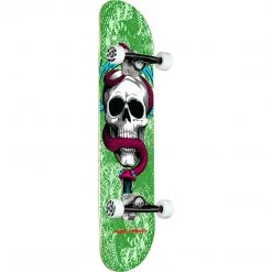 Powell Peralta Skull & Snake Skateboard Complete - 7.75" Green Birch