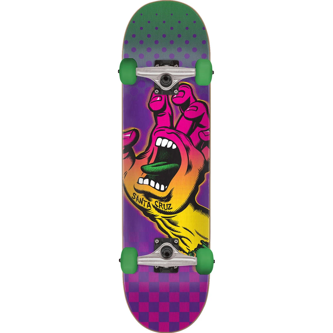 Santa Cruz Aura Hand Mid Complete Skateboards - 7.5" 3 Santa Cruz Aura Hand Mid Complete Skateboards - 7.5"