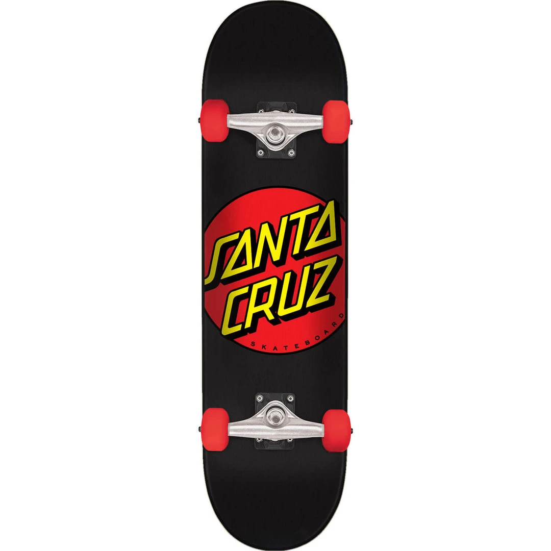 Santa Cruz Classic Dot Full Complete Skateboard - 8.0" Black/Red SKATEBOARDS Santa Cruz Classic Dot Full Complete Skateboard - 8.0" Black/Red SKATEBOARDS