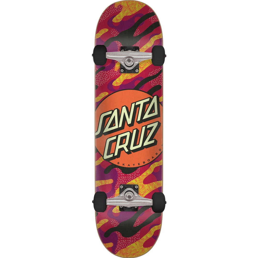 Santa Cruz Primary Dot Complete Skateboard - 7.75" Pink/Purple/Orange SKATEBOARDS 3 Santa Cruz Primary Dot Complete Skateboard - 7.75" Pink/Purple/Orange SKATEBOARDS