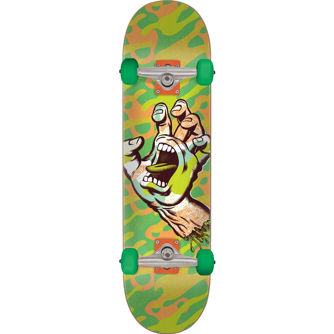 SKATEBOARDS Santa Cruz Primary Hand Complete Skateboard - 8.0" Green 3 SKATEBOARDS Santa Cruz Primary Hand Complete Skateboard - 8.0" Green