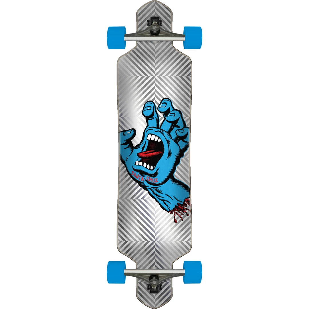 Santa Cruz Screaming Hand Foil Drop Thru Complete Longboard - 9.2" LONGBOARDS 3 Santa Cruz Screaming Hand Foil Drop Thru Complete Longboard - 9.2" LONGBOARDS