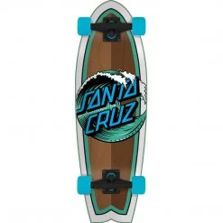Santa Cruz Wave Dot Shark Complete Cruiser - 8.8"