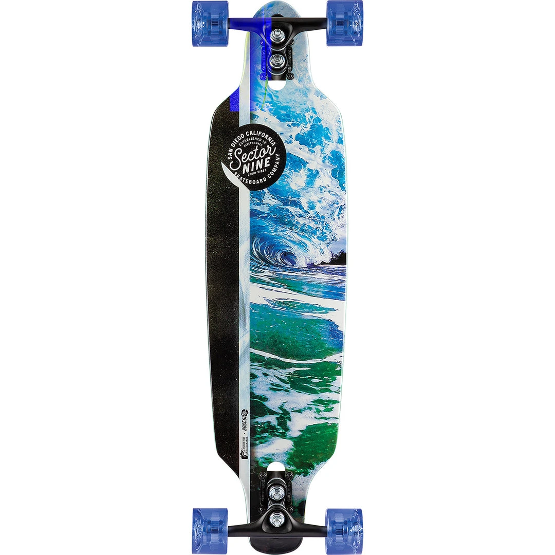 LONGBOARDS Sector 9 Flux Mini Fractal Complete Longboard - 8.75" 3 LONGBOARDS Sector 9 Flux Mini Fractal Complete Longboard - 8.75"