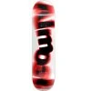 Almost Spin Blur Hybrid Skateboard Deck - 7.37" White/Red