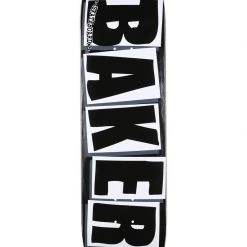 Baker Brand Logo Skateboard Deck - 8.47" Black/White Decks