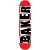 Baker Brand Logo Skateboard Deck 7.88" - Red/Black Decks
