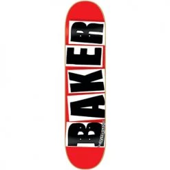 Baker Brand Logo Skateboard Deck 7.88" - Red/Black Decks