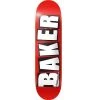 Decks Baker Brand Logo Mini Skateboard Deck - 7.3" Red/White