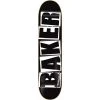 Baker Brand Logo Skateboard Deck - 8.0" Black/White Decks