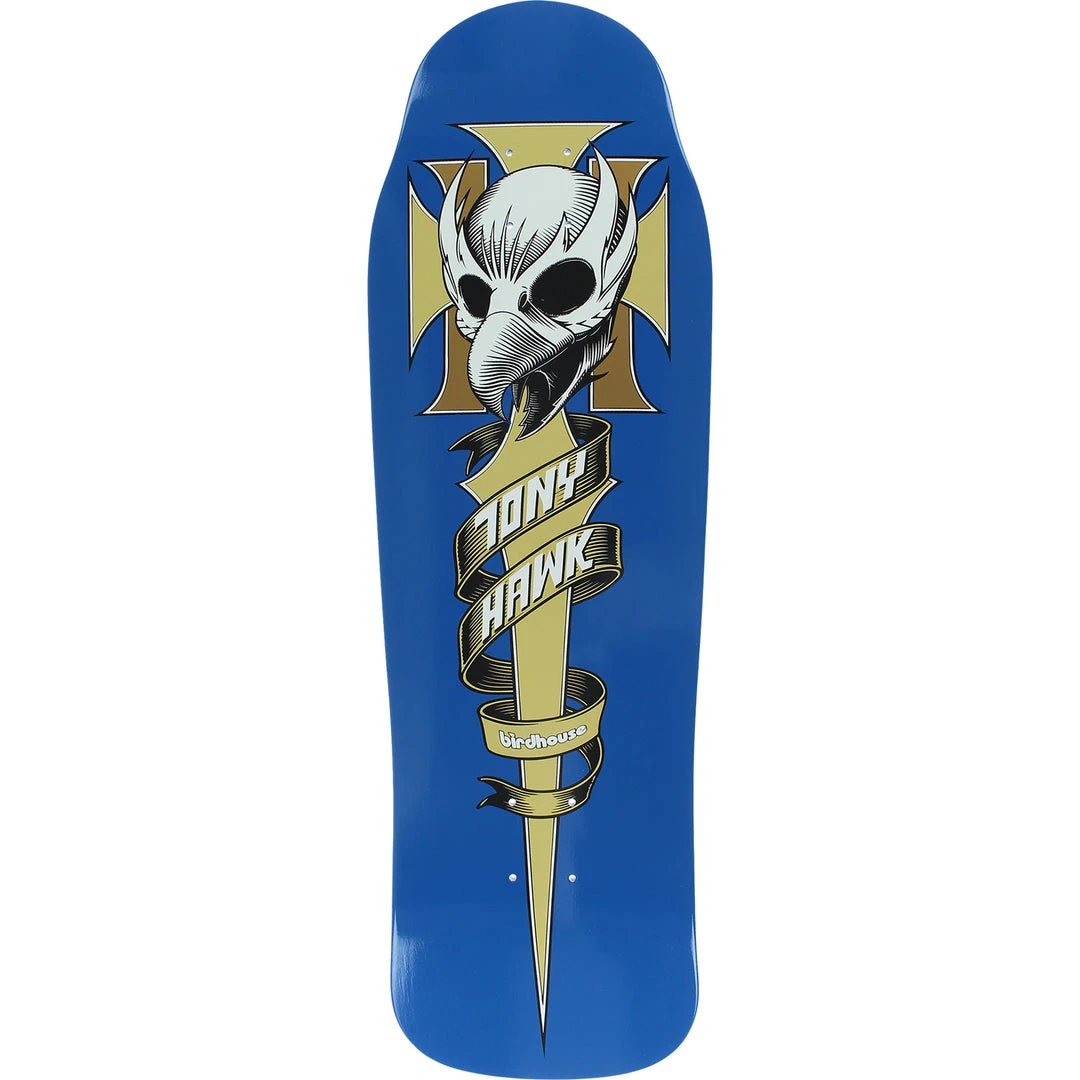 Decks Birdhouse Tony Hawk Crest Old School Skateboard Deck - 9.75" 3 Decks Birdhouse Tony Hawk Crest Old School Skateboard Deck - 9.75"