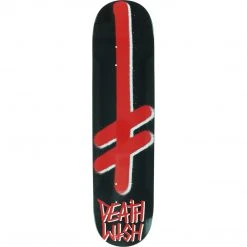 Deathwish Gang Logo Mini Deck 7.3" - Black/Red