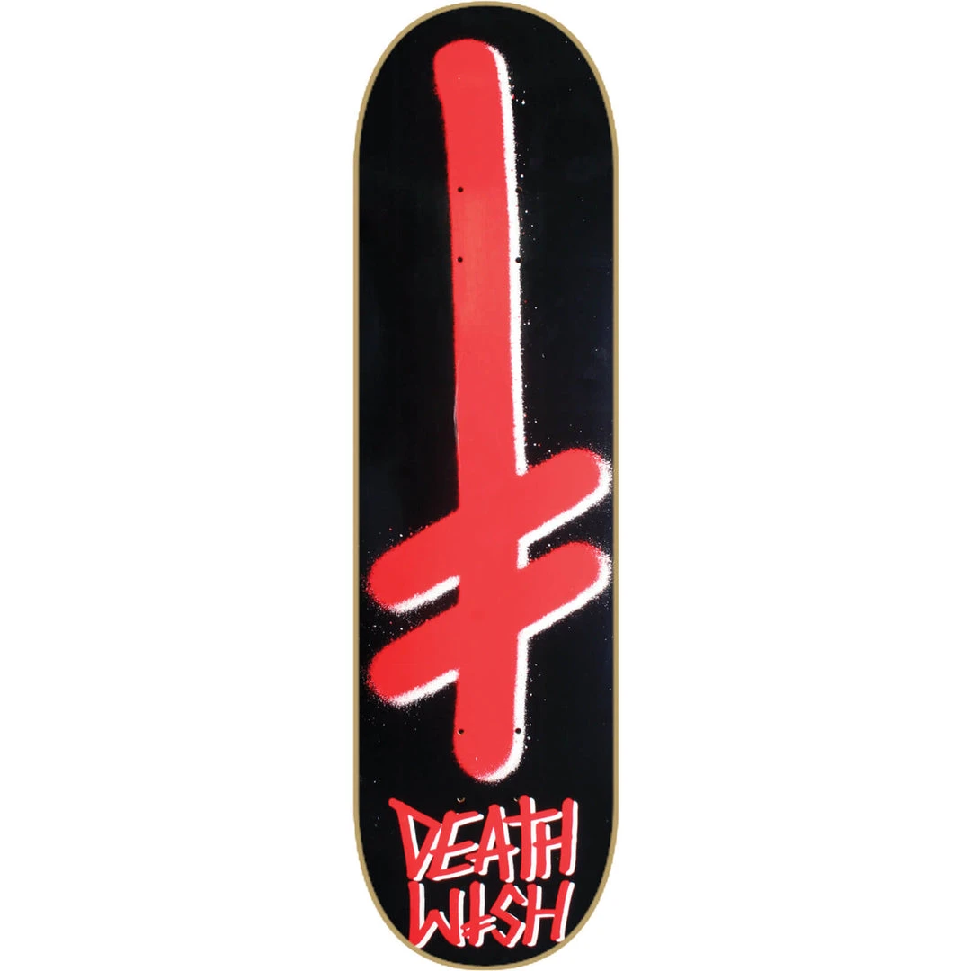 Deathwish Gang Logo Skateboard Deck 8.0" - Black/Red Deathwish Gang Logo Skateboard Deck 8.0" - Black/Red